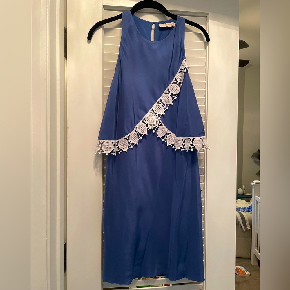 Tory Burch - Amanda Dress - Porcelain Blue - Size 4